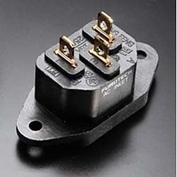 ACインレット 24K金メッキ処理 INLET-G