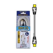 テレビ接続ケーブル ストレートプラグ 5m ライトグレー 4FB50GSS(H)
