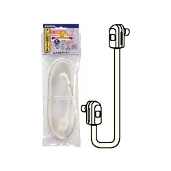 4FB10LW(I) テレビ接続ケーブル Lプラグ 1m(アイボリー)