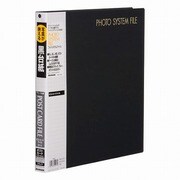 フォトシステムファイル SF-6 プリントファイル ポストカードプリント用アルバム ブラック台紙 ブラック
