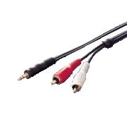 AVD215 [出力 ピンプラグ×2-ステレオミニプラグ 入力] 1.5m