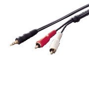 AVD230 [出力 ピンプラグ×2-ステレオミニプラグ 入力] 3m