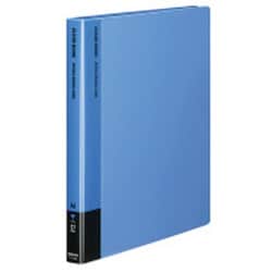 クリヤーブック替紙式 A4縦 30穴 12枚ポケット 青 ラ-720B