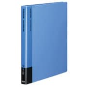 クリヤーブック替紙式 A4縦 30穴 12枚ポケット 青 ラ-720B