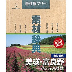素材辞典 Vol.77 美映･富良野-花と丘の風景編 Win＆Mac [Windows＆Macソフト]