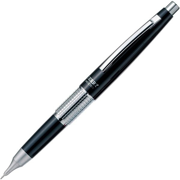 シャープペン 万年CIL KERRY（マンネンシル ケリー） 0.5mm HB ノック式（キャップ付き） 黒 P1035-AD