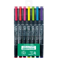 蛍光オプテックスケア 7本シース(赤、ピンク、黄、オレンジ、緑、青、紫) WKCR1-7C
