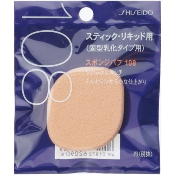 スポンジパフ108 スポンジパフ (固型乳化タイプ用・角)108