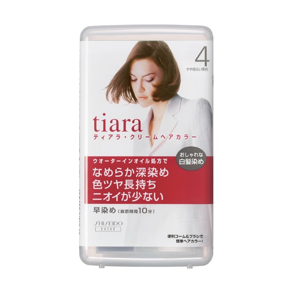 ティアラ クリームヘアカラー 4 やや明るい栗色 [ヘアカラー]