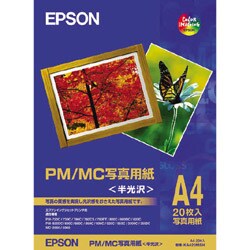 写真用紙（絹目調） A4 20枚 KA420MSH