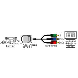 RP-CVCDG30 コンポーネント映像（D端子）-コンポーネント映像ケーブル 3m