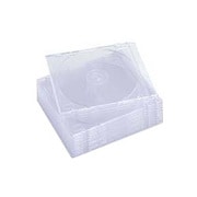 スーパースリムCDケース 1枚収納 10ケース AT6675 CL (クリアー)
