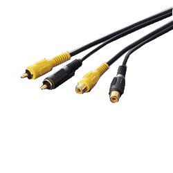 AVD620E 延長[ピンプラグ×2-ピンジャック×2] 2m