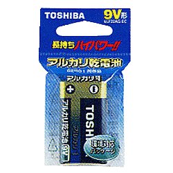 積層乾電池 006P型 9V 角型アルカリ電池 6FL22AG