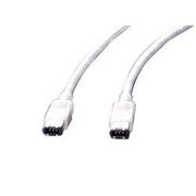 IEEE1394ケーブル 6ピン－6ピン 1.0m スケルトンホワイト AI784W