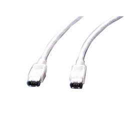 IEEE1394ケーブル 6ピン-6ピン 3.0m スケルトンホワイト AI785W