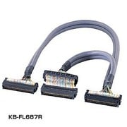 KB-FL687R [ラウンドケーブル 2ドライブ 0.68m 日本製]