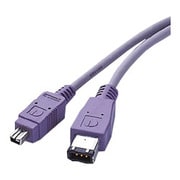 IEEE1394ケーブル 6ピン-4ピン 1m VAIOパープル ZE10-640VA