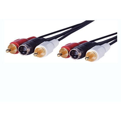 S端子RCAケーブル PAV-016 S端子RCA×2-S端子RCA×2