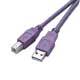 USB2ケーブル 0.7ｍ　バイオレット ZUH-07VA