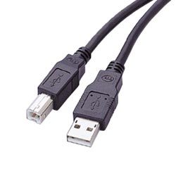 USB2ケーブル 1ｍ　ブラック ZUH-10BK