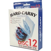 ハードキャリー 12枚収納 ホワイト/スケルトンホワイト EHC-12CW