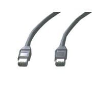 IEEE1394ケーブル 6ピン-6ピン 4.0m ブラック AI804