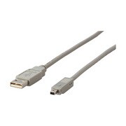 ミニUSBケーブル ミニ4ピン角型 2m AUM20G