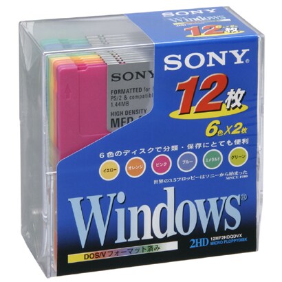 12MF2HDQDVX [3.5型FD 12枚 フォーマット済み]