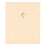 婚礼用台紙 No.22 4切 1面 タテ クリーム M22-4T