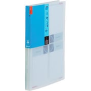 A4 青 120ポケット(240枚収納) 64TWアオ ハガキホルダー ポストイン