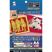 インクジェットプリンタ用紙 厚手 A6 20枚 JP-AGA6