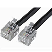ストレートモジュラーケーブル 5m 黒 TPｰ1050K