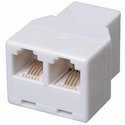 モジュラー2分配コネクター 白 TP-4W