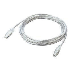 USB2.0対応ケーブル スケルトンホワイト 2m AU2-20WH