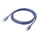 USB2.0対応ケーブル スケルトンブルー 1m AU2-10BL