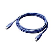 USBケーブル USB2.0対応 スケルトンブルー 1.5m AU2-15BL