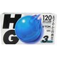 VHSテープ 120分 3本 T-120HGUX3