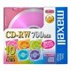 CD-RW 700MB 10枚 カラー5色 CDRW80MIX.1P10S