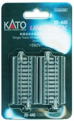 Nゲージ 20-440 単線高架直線線路 62mm(2本入)