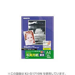 インクジェットプリンタ用紙　デジカメ写真用 絹目 A4 50枚 KJ-G1715N