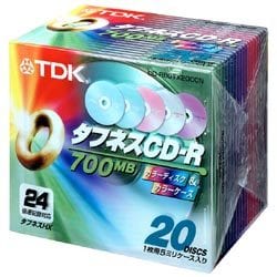CD-R80T×20CCN [700MB CD-R カラーミックス]
