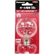 白熱電球 ボール電球 E17口金 100V 50W形(48W) 50mm径 クリア GC100V48W50E17