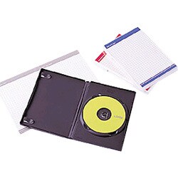 DVDトールケース 15mm標準サイズ クリア 1枚収納 1ケース DVD-001CL