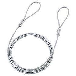 eセキュリティワイヤー 長さ1.5m 太さ3.5mm SLE-1W