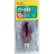 白熱電球 カラー点滅球 E17口金 10W ピンク G-39H(PK)