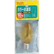 白熱電球 カラー点滅球 E17口金 10W イエロー G-39H(Y)