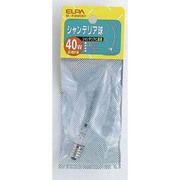 白熱電球 シャンデリアランプ E12口金 110V 40W形 32mm径 クリア G-73H(C)