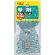 白熱電球 非常灯用電球 E17口金 100V 40W形 35mm径 クリア G-142H