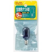 白熱電球 ナツメ球 E12口金 100V 5W形 20mm径 生地色 ブルー G-05H(BL)